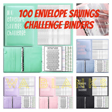 Load image into Gallery viewer, 100 Envelope Saving Binders
