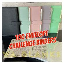 Load image into Gallery viewer, 100 Envelope Saving Binders
