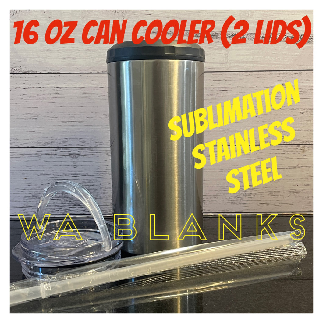 16oz Can Cooler (4 in 1) SUB STAINLESS STEEL