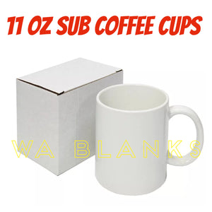 Sublimation coffee cups -11oz CERAMIC