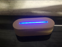 Load image into Gallery viewer, BASE ONLY - NIGHT LIGHT - COLOUR CHANGING - NATURAL WOOD OVAL
