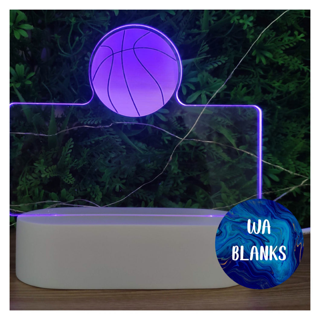 Night Light Acrylic - Basketball