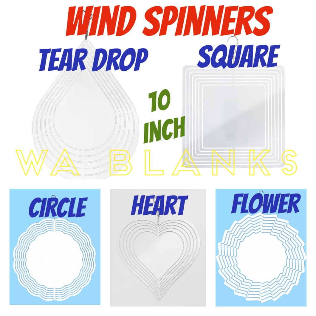 Sublimation Wind Spinners 10 INCH