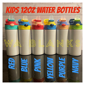12oz Kids Sublimation Water Bottles