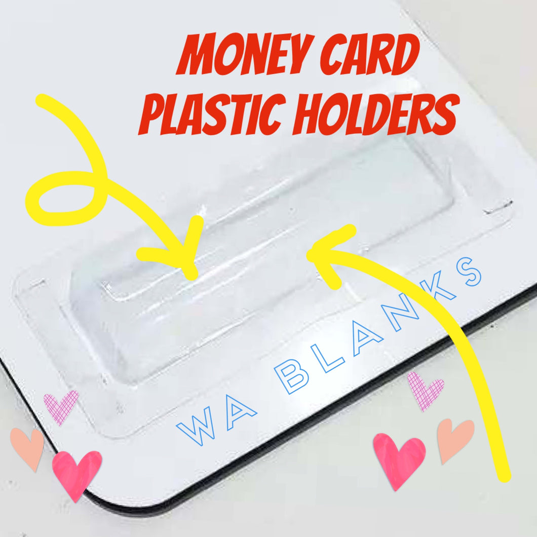 Plastic Money Card Holders CASE ONLY