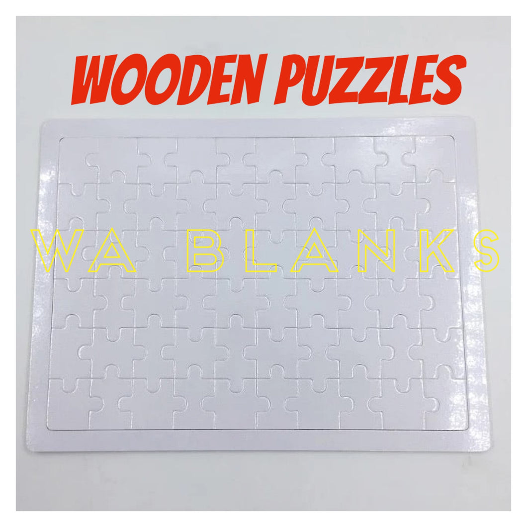 60 Piece Puzzle (wood/A4)