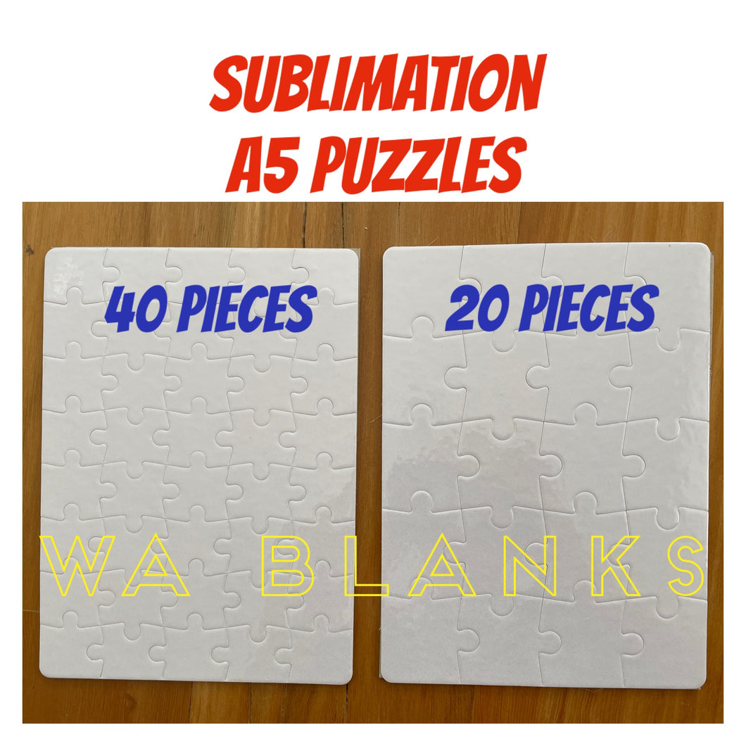 20/40 Piece Puzzle (cardboard/A5)