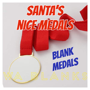 Santa’s Nice List Medal METAL