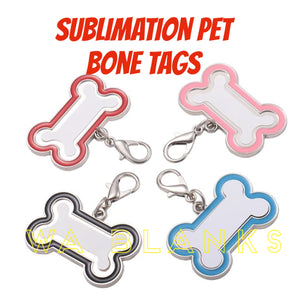 Sublimation Pet Bone Tags